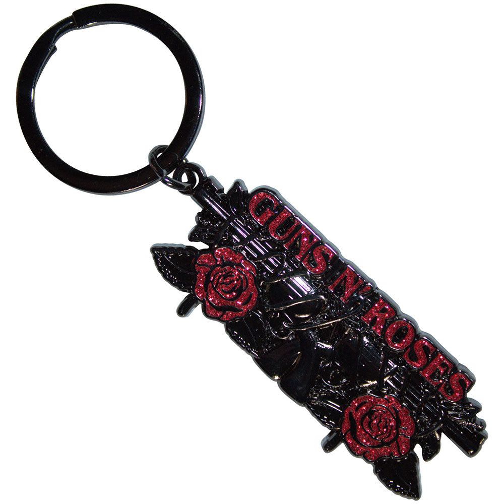 Guns N' Roses Keychain: Vintage Pistols