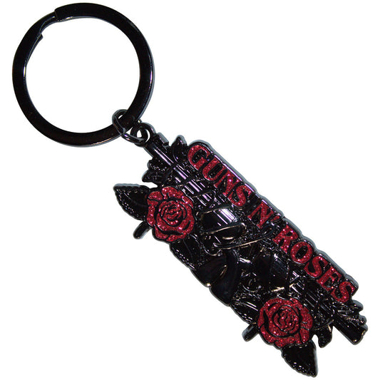 Guns N' Roses Keychain: Vintage Pistols