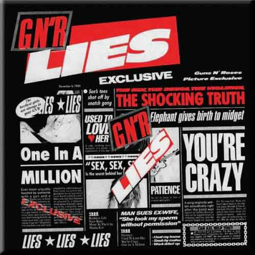 Guns N' Roses Magnet: Lies