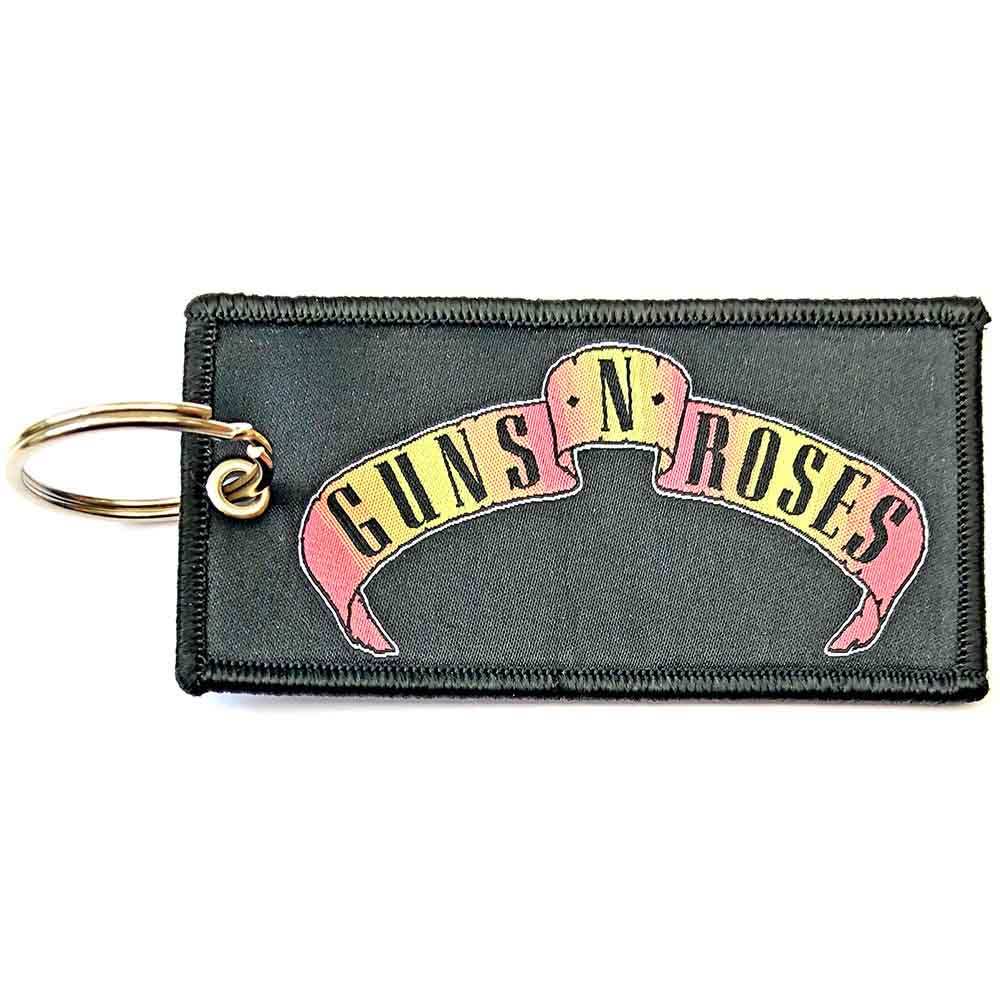 Guns N' Roses Patch Keychain: Scroll Logo