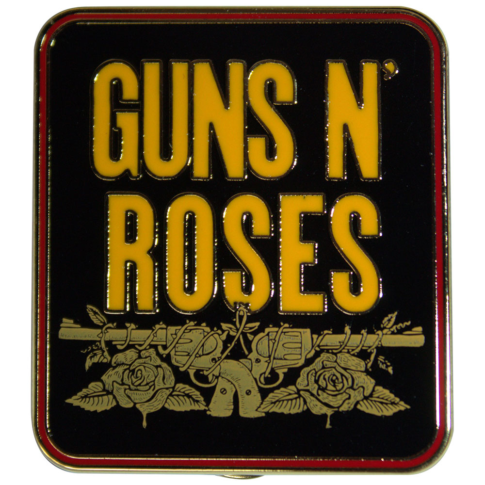 Guns N' Roses Badge: Stacked Black