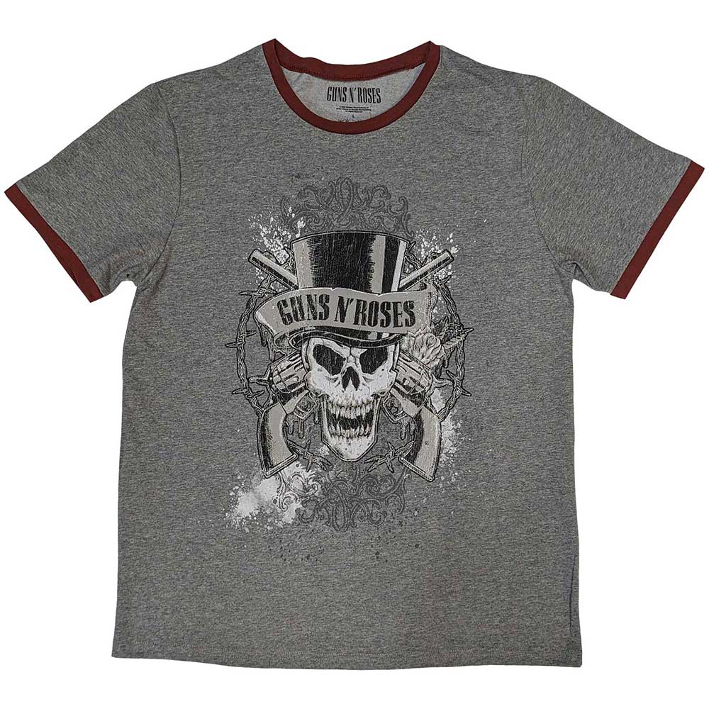 Guns N' Roses T-Shirt: Faded Skull