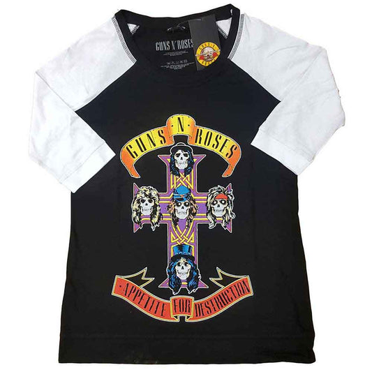 Guns N' Roses Ladies T-Shirt: Appetite for Destruction
