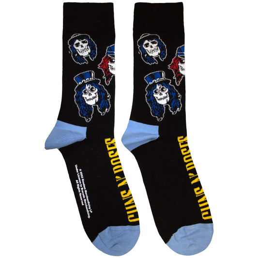 Guns N' Roses Socks: Skulls Band
