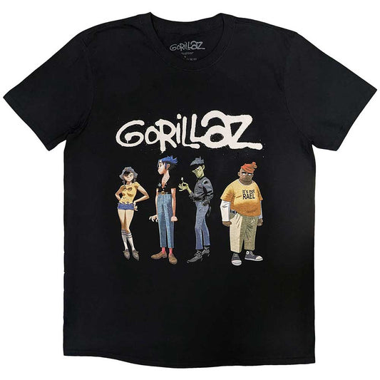 Gorillaz T-Shirt: Spray Logo Group