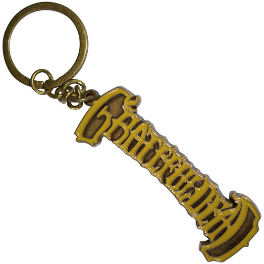 Grateful Dead Keychain: Gold Logo
