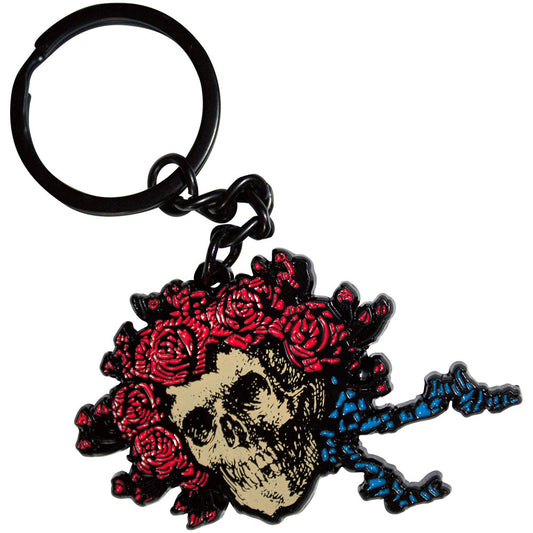 Grateful Dead Keychain: Bertha Skull