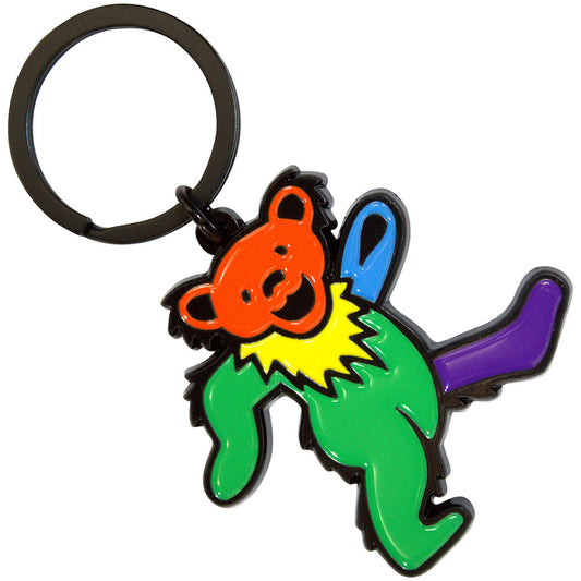 Grateful Dead Keychain: Green Body Dancing Bear