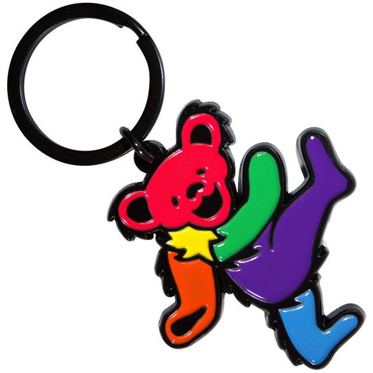 Grateful Dead Keychain: Purple Body Dancing Bear