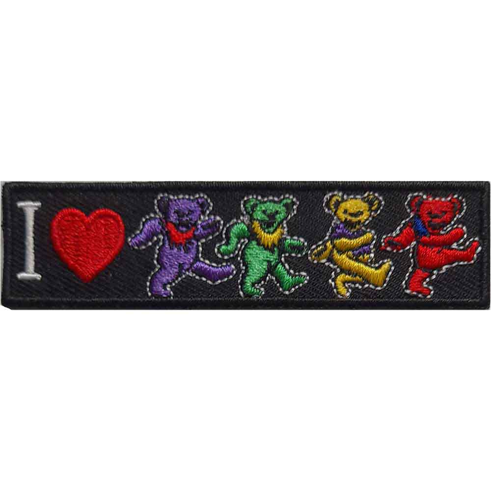 Grateful Dead Patch: I Love Bears