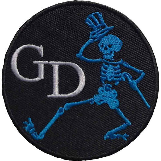 Grateful Dead Patch: Skeleton Circle