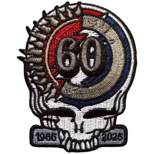 Grateful Dead Patch: 60th Anniversary Skull