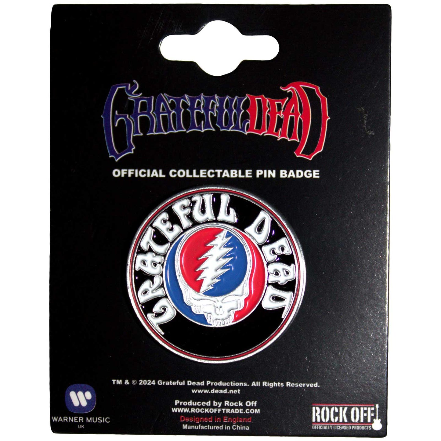 Grateful Dead Badge: Steal Your Face Logo