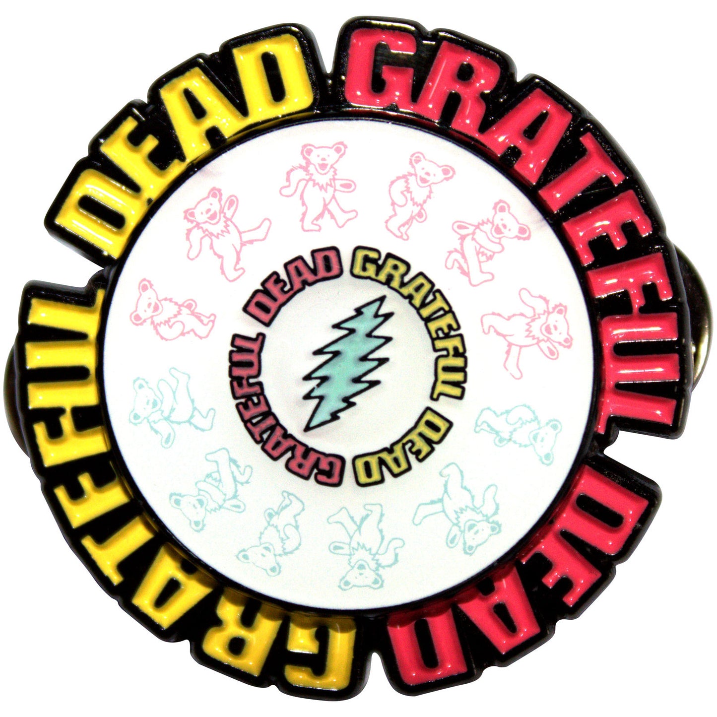Grateful Dead Badge: Spinning Emblem