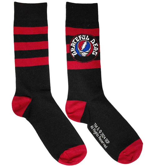 Grateful Dead Socks: Steal Your Face Logo