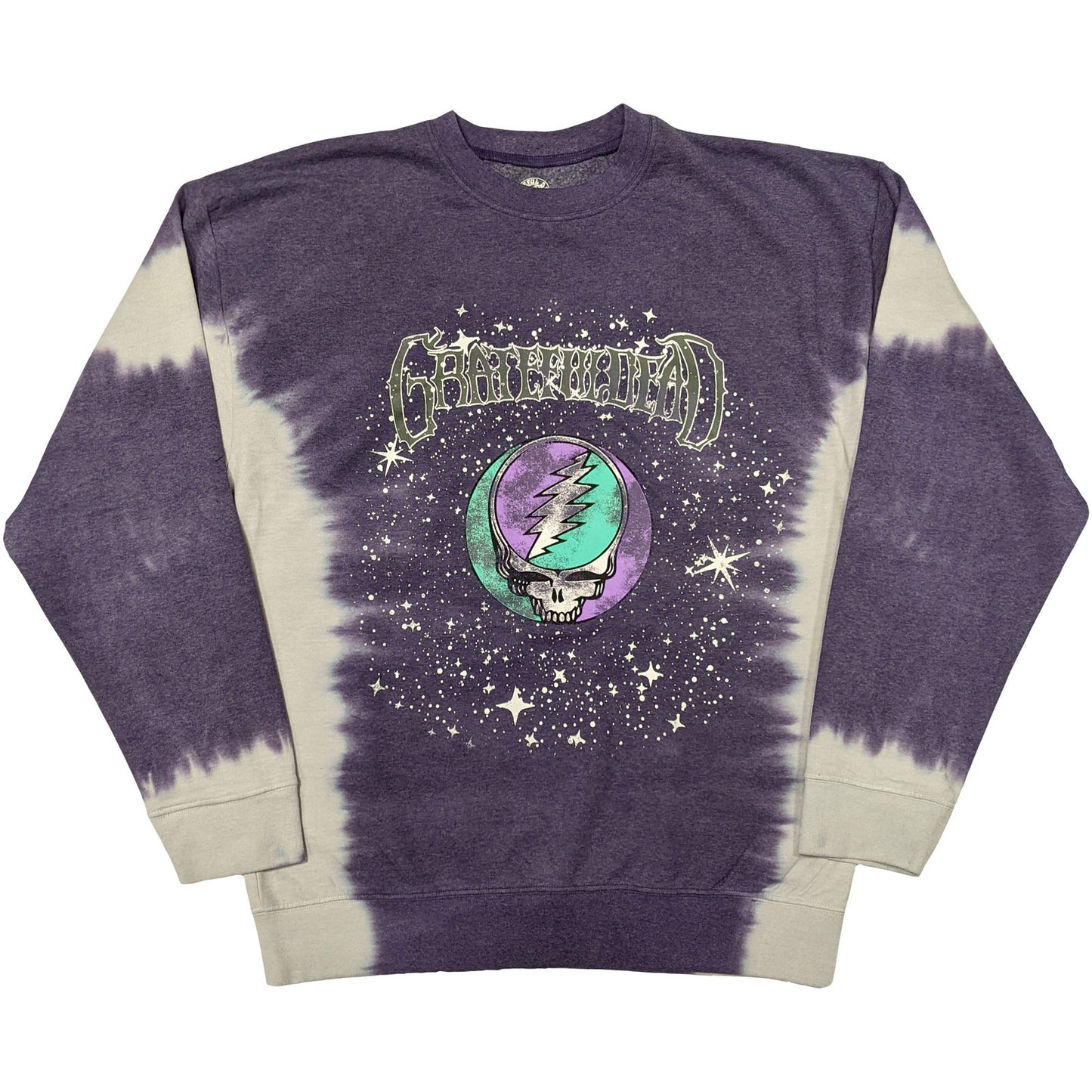 Grateful Dead Dip Dye Sweatshirt: Cosmic Stealie
