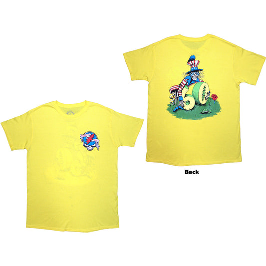 Grateful Dead T-Shirt: Rose Pose Yellow