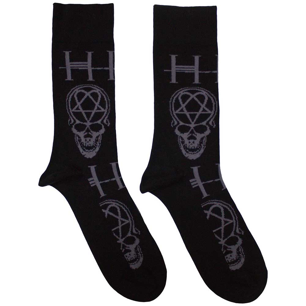 HIM Socks: Heartagram Skull