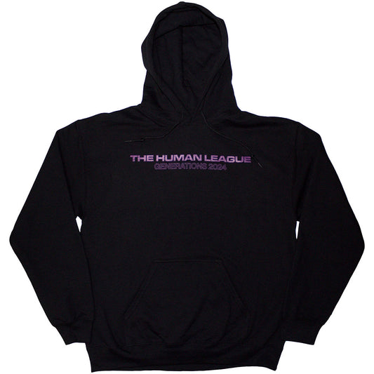 The Human League Pullover Hoodie: Generations Tour '24 Logo