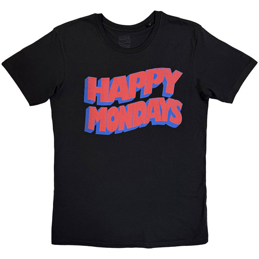 Happy Mondays T-Shirt: Wavy Logo