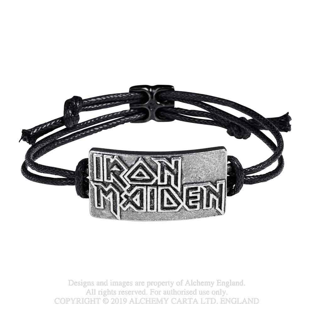 Iron Maiden Corded Wrist Strap: Logo
