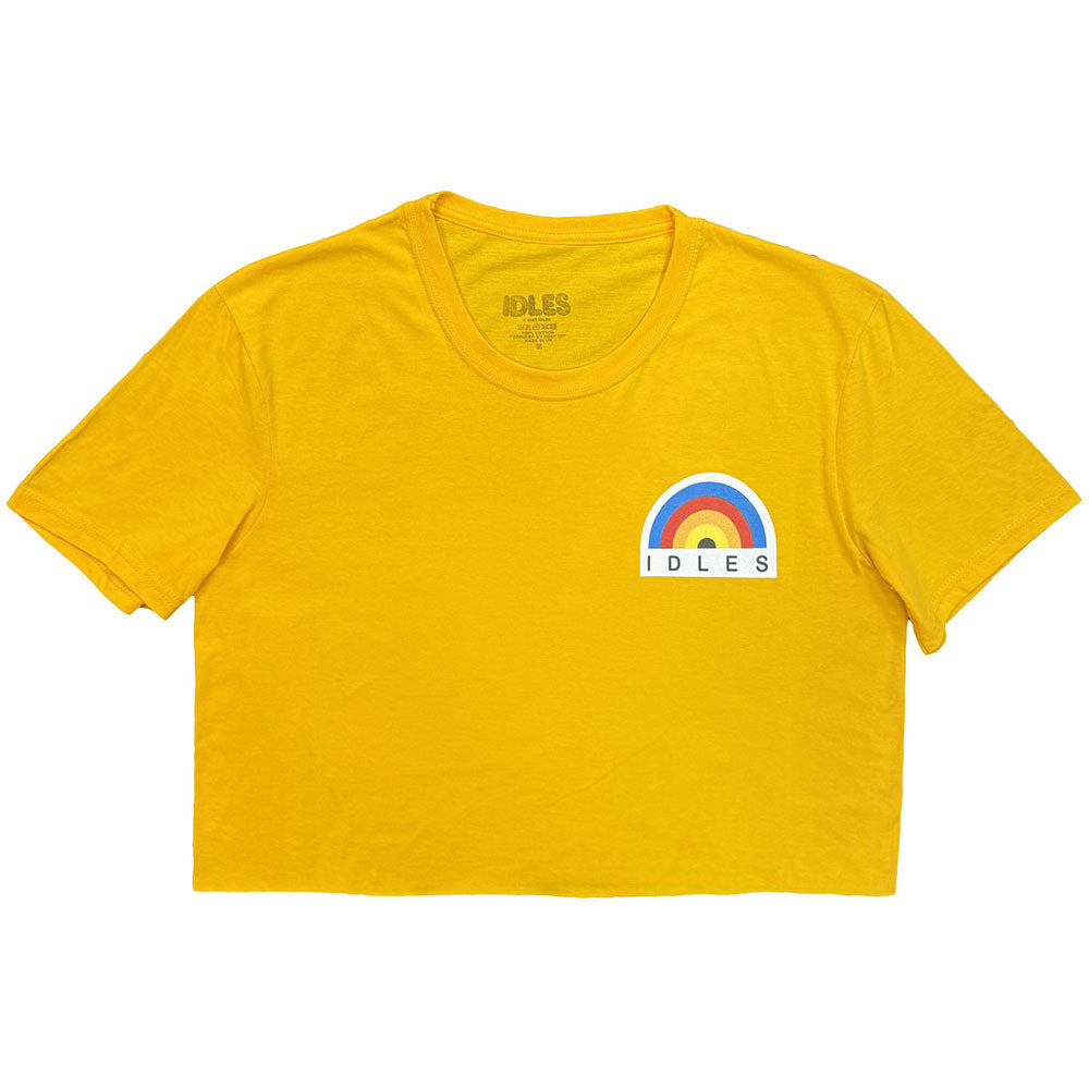 Idles Ladies Crop Top: Rainbow