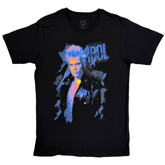 Billy Idol T-Shirt: Blue Profile
