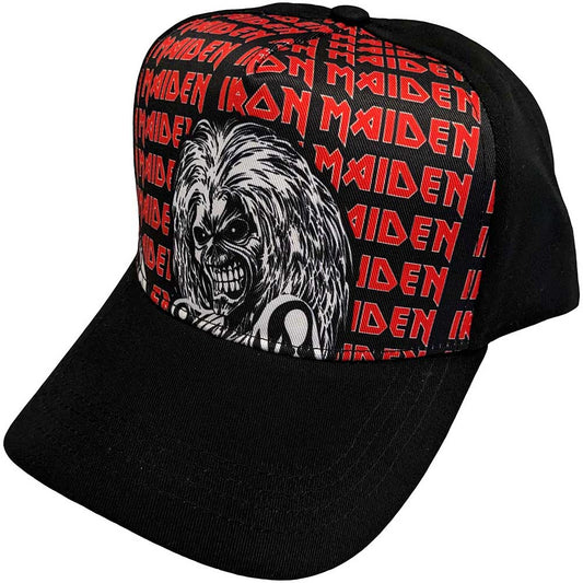 Iron Maiden Baseball Cap: Eddie Logo Repeat