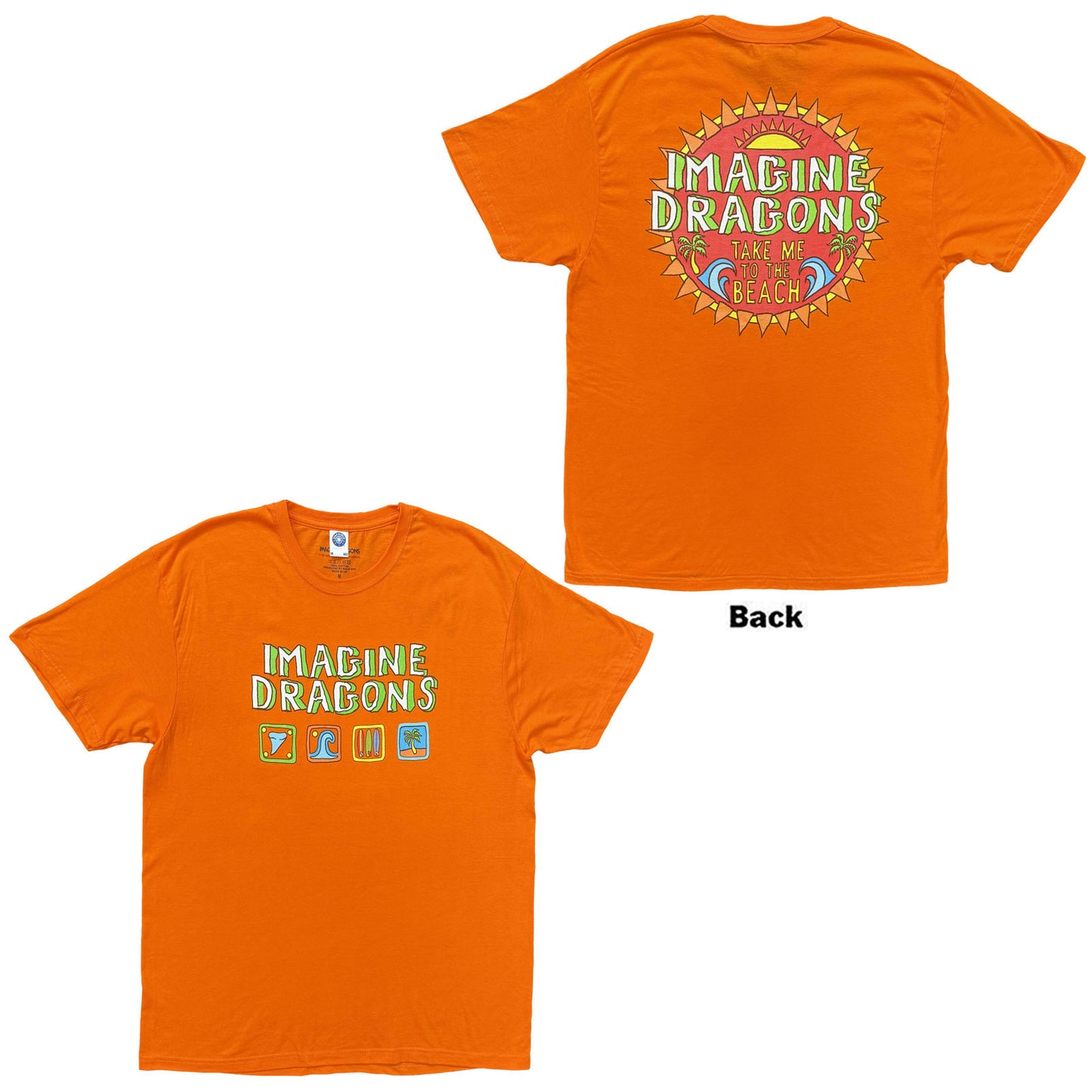 Imagine Dragons T-Shirt: Take Me To The Beach