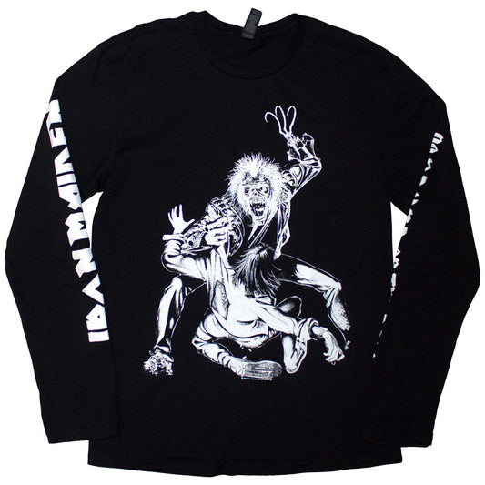 Iron Maiden Long Sleeve T-Shirt: No Prayer Claw Isolated