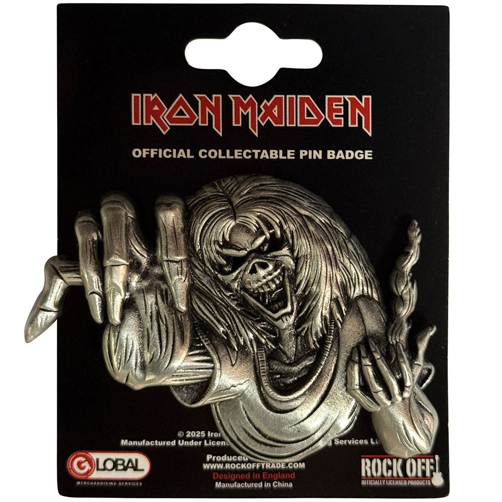 Iron Maiden Badge: Number Of The Beast Eddie