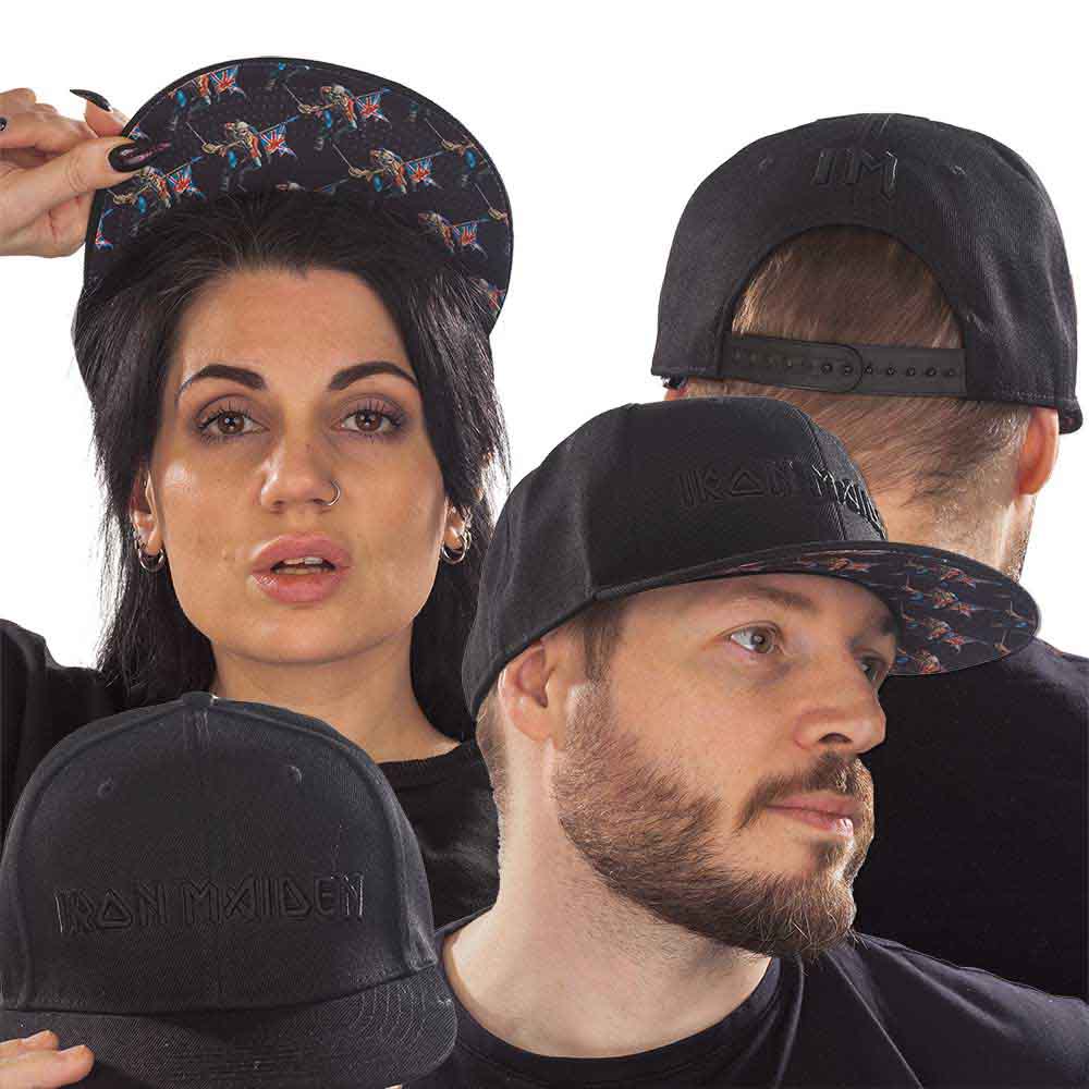 Iron Maiden Hat: Logo & Trooper