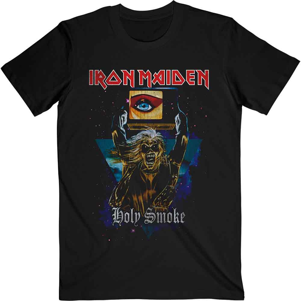 Iron Maiden T-Shirt: Holy Smoke Space Triangle