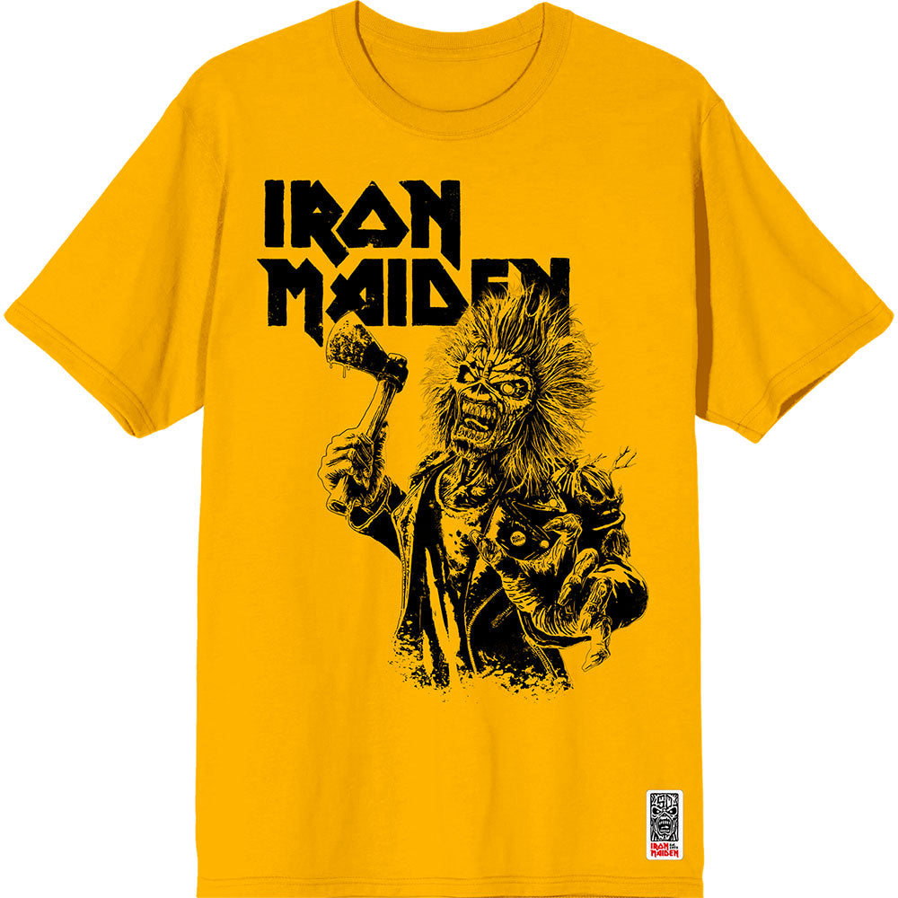 Iron Maiden T-Shirt: Est. 1975 Eddie Axe Graphic