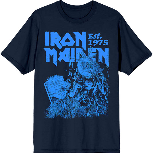 Iron Maiden T-Shirt: Est. 1975 Life After Death Stamp