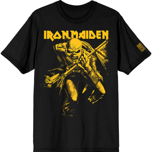 Iron Maiden T-Shirt: 50 Trooper Crop Yellow