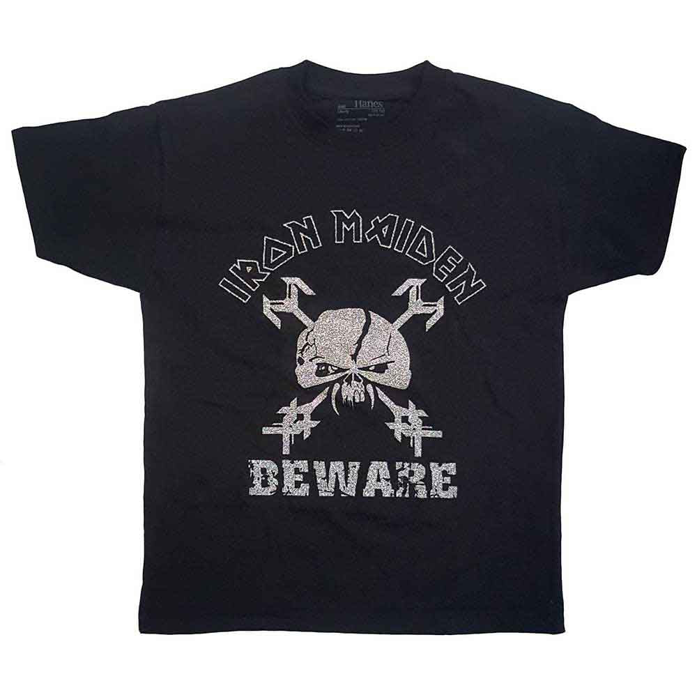 Iron Maiden T-Shirt: Beware Glitter Print