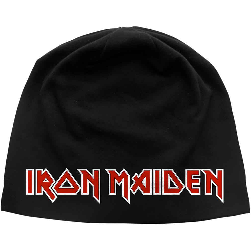 Iron Maiden Beanie Hat: Logo LD Print