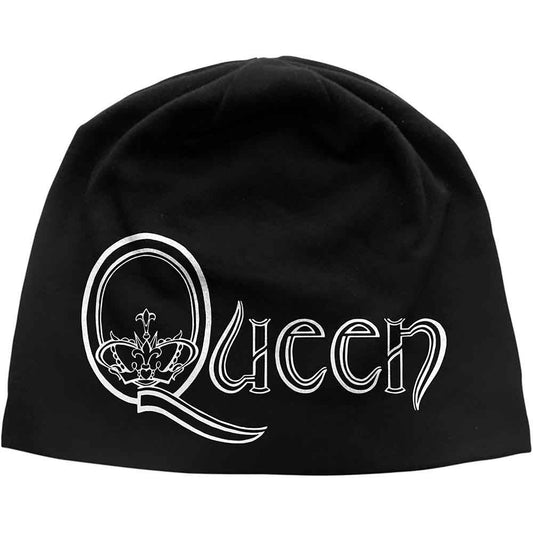 Queen Beanie Hat: Logo JD Print