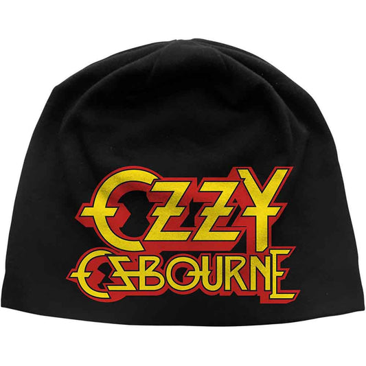 Ozzy Osbourne Beanie Hat: Logo JD Print