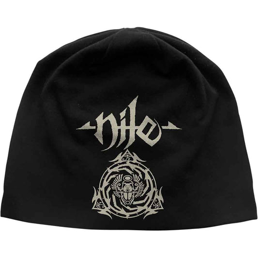 Nile Beanie Hat: Scarab Logo