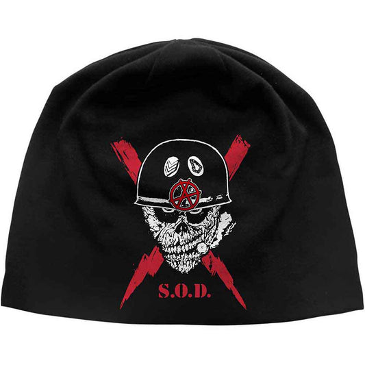 Stormtroopers of Death Beanie Hat: Scrawled Lightning JD Print