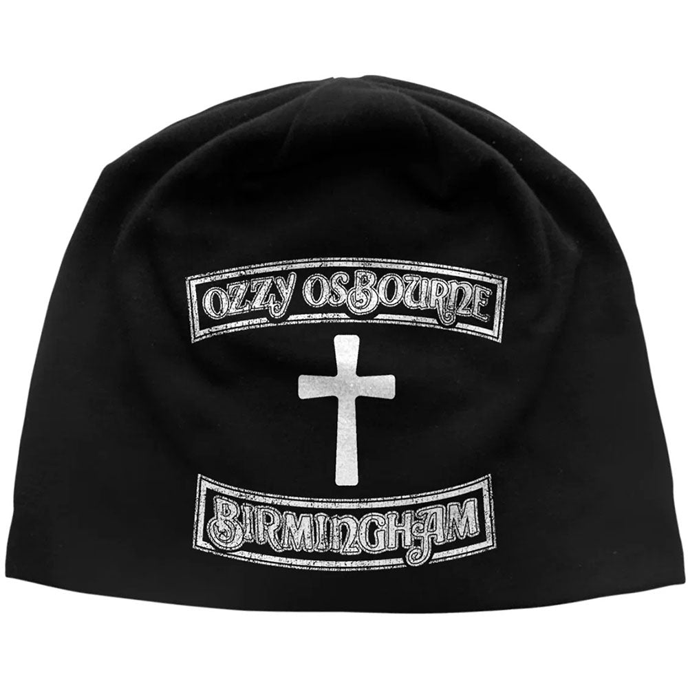 Ozzy Osbourne Beanie Hat: Birmingham JD Print