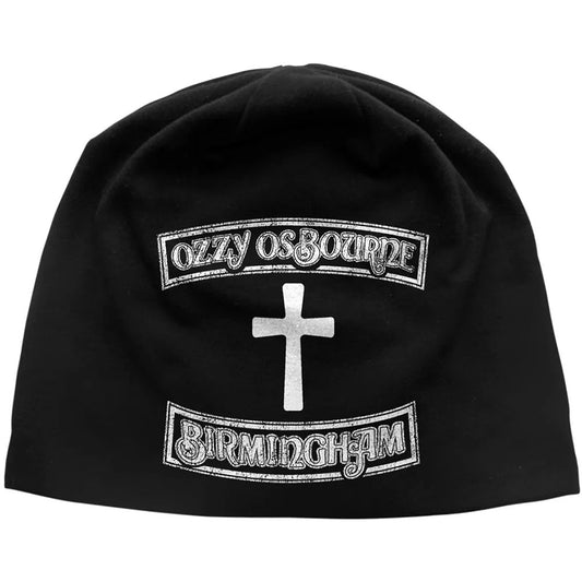 Ozzy Osbourne Beanie Hat: Birmingham JD Print