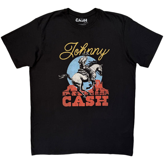 Johnny Cash Premium Carbon T-Shirt: Cowboy