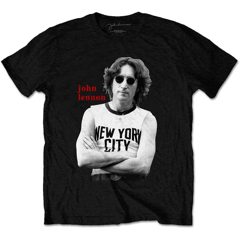 John Lennon T-Shirt: New York City Black & White