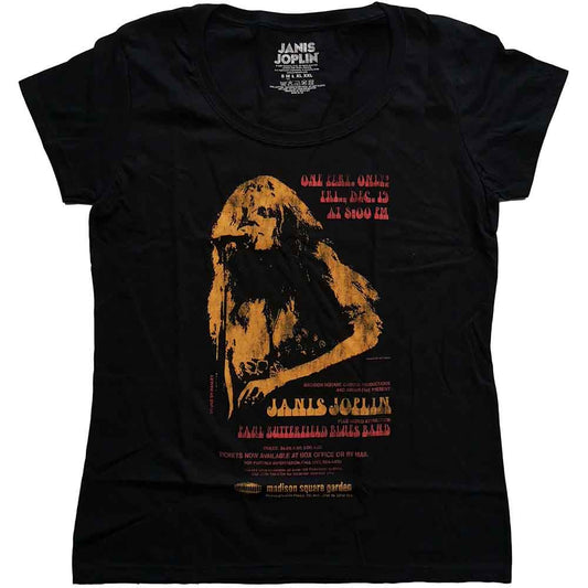 Janis Joplin Ladies T-Shirt: Madison Square Garden