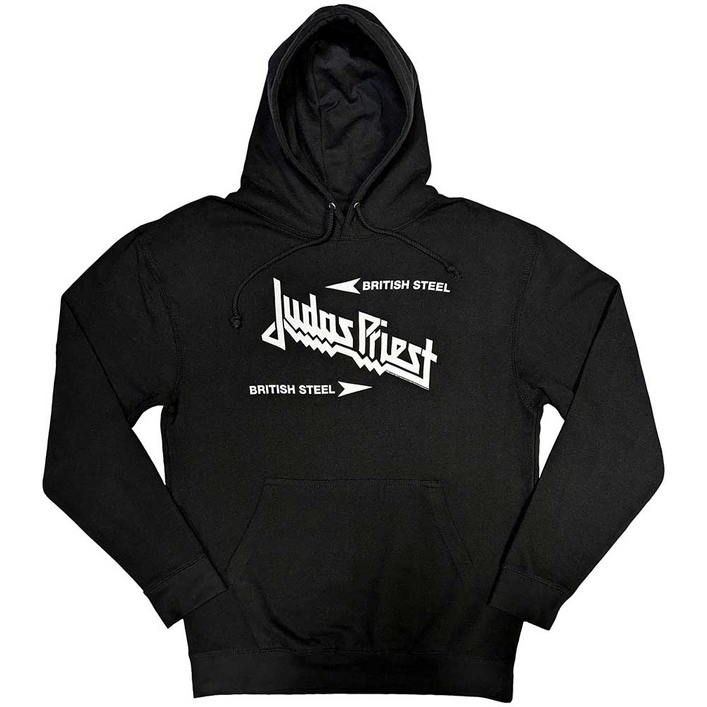 Judas Priest Pullover Hoodie: British Steel Logo