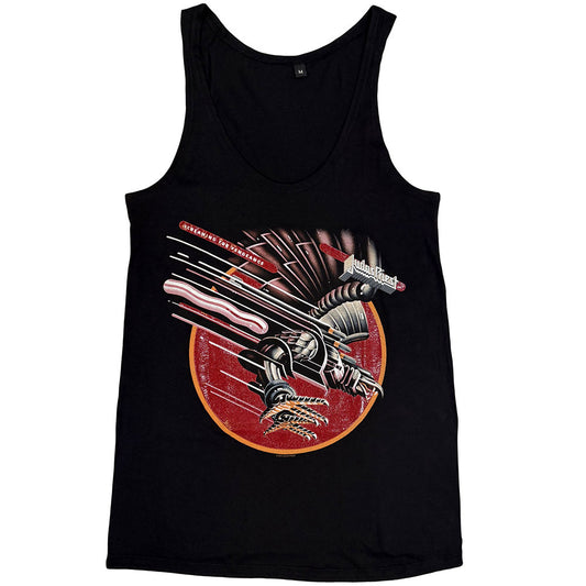 Judas Priest Ladies Vest T-Shirt: Vengeance