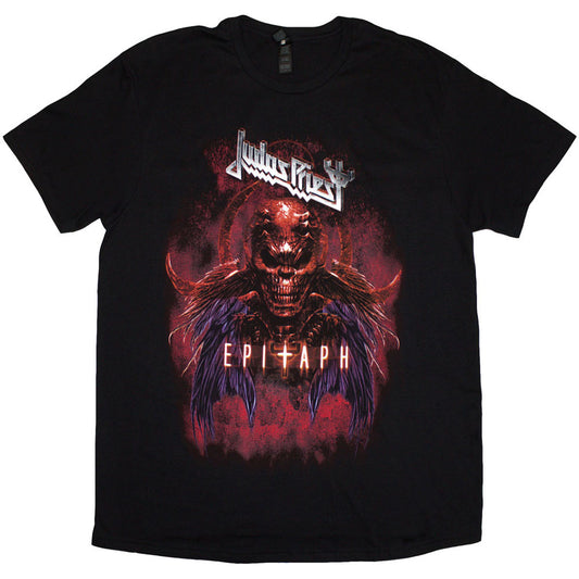 Judas Priest T-Shirt: Epitaph Red Horns